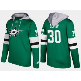 Herren Dallas Stars Ben Bishop 30 N001 Pullover Hooded Sweatshirt